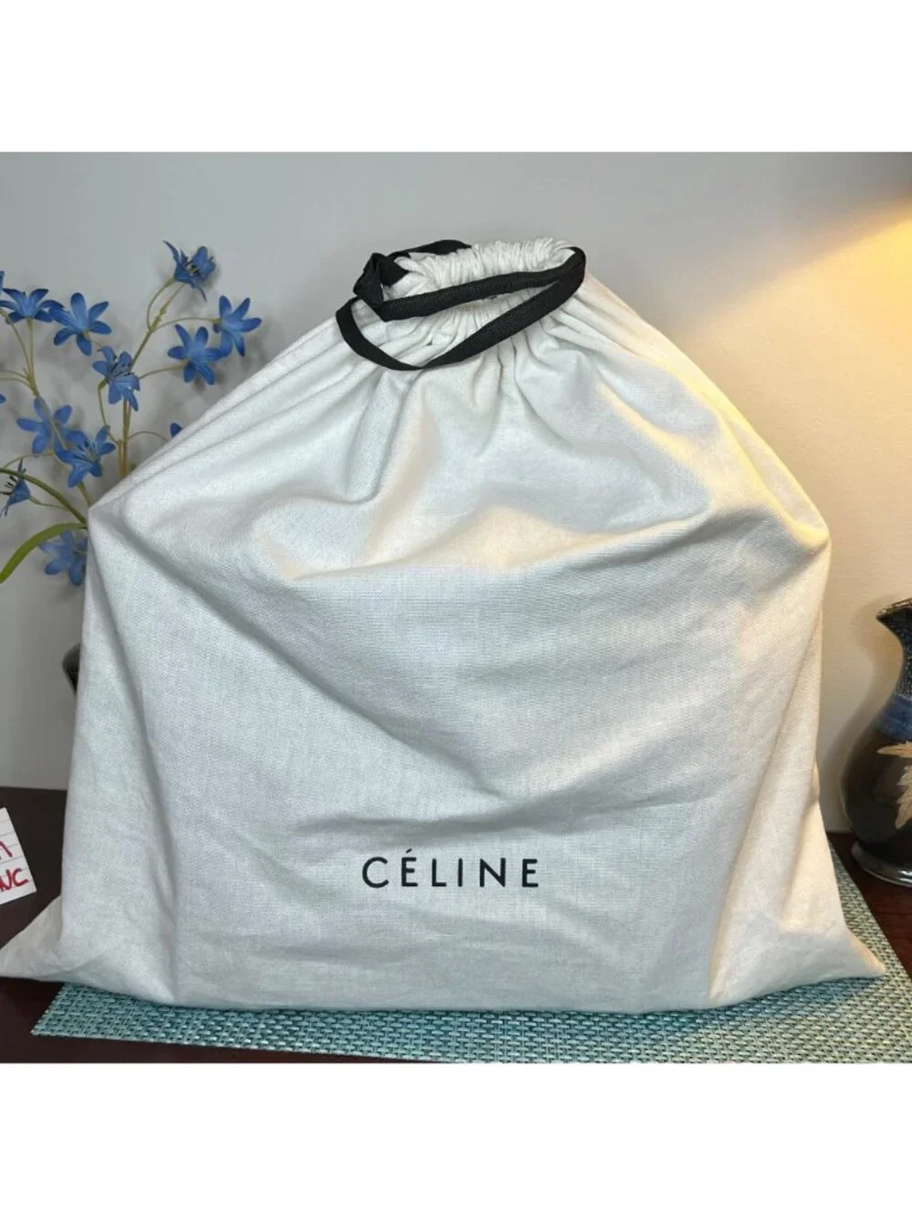 Céline Micro Luggage Tote Black Leather Top Handle Gold Hardware - Picture 15 of 15